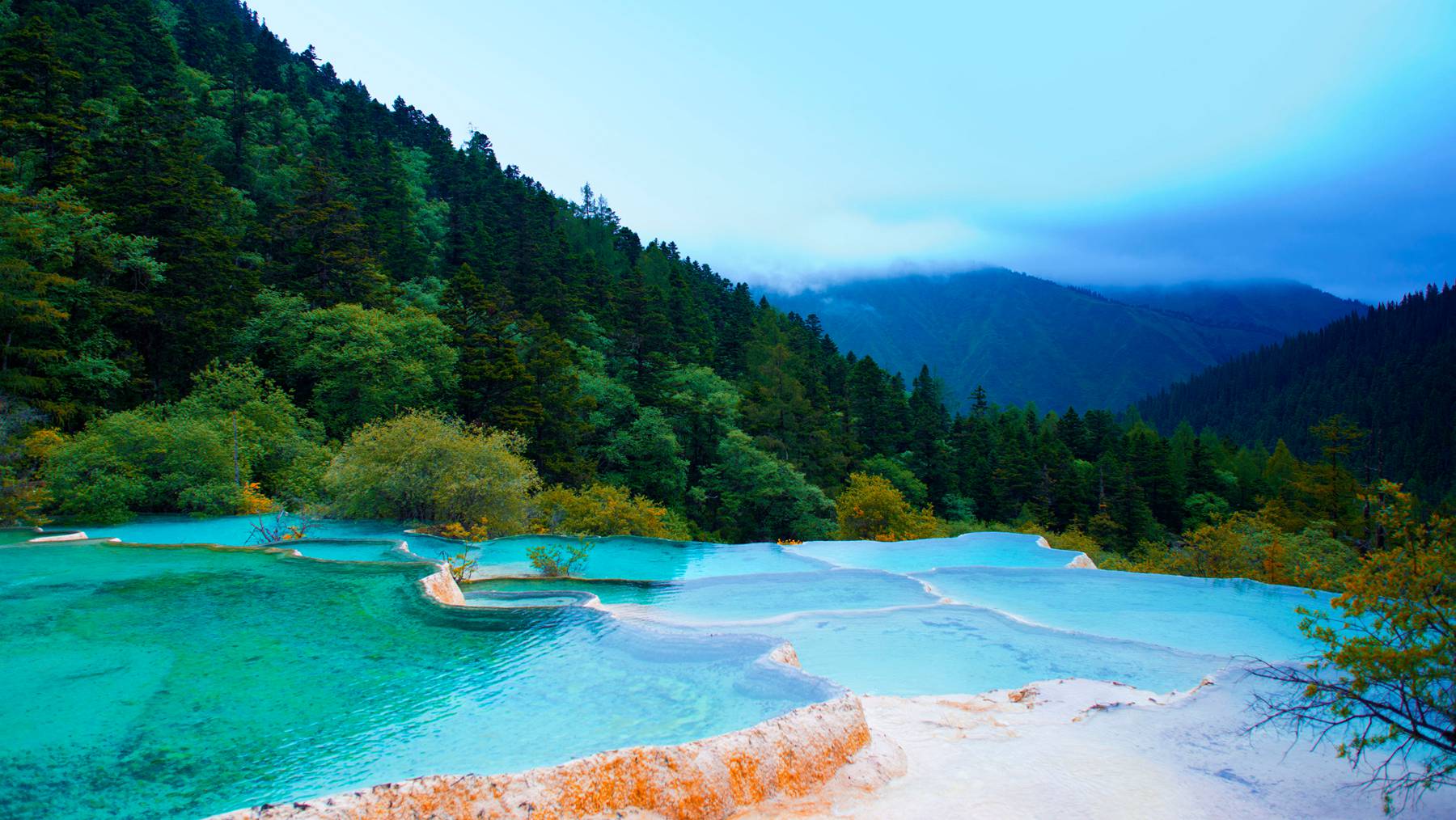 Huanglong National Park Jiuzhaigou Attractions China Top Trip