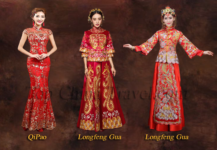 Dragon And Phoenix Chinese Wedding Dress - Fashion Hanfu